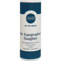 The Typographers Daughter (Solid Parfum) by One Way Bridge Perfumes