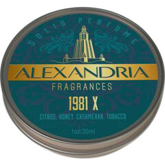 1981 X (Solid Perfume) von Alexandria Fragrances