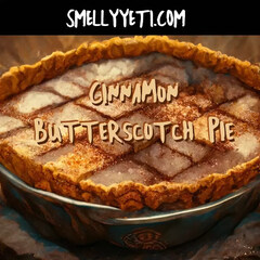 Cinnamon Butterscotch Pie by Smelly Yeti
