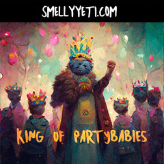King of Partybabies by Smelly Yeti
