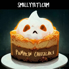 Pumpkin Cheesecake by Smelly Yeti