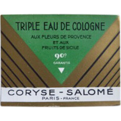 Triple Eau de Cologne von Coryse Salomé