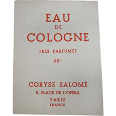 Eau de Cologne très parfumée 65° by Coryse Salomé