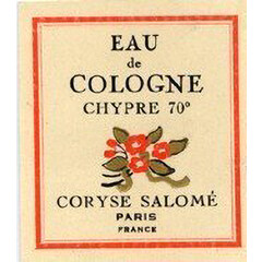 Eau de Cologne Chypre 70° von Coryse Salomé