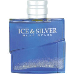 Ice & Silver - Blue Space von Louis Armand