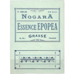 Essence Epopea von Nogara / Péllisier-Aragon / Les Fontaines Parfumées
