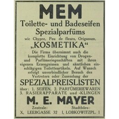 Kosmetika von MEM Company / M. E. Mayer